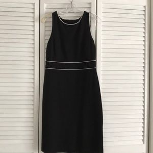 Talbots black sleeveless dress